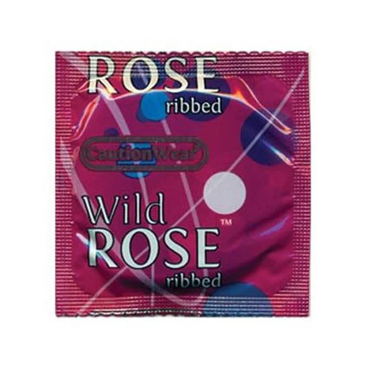 Caution Wear Wild Rose Condom