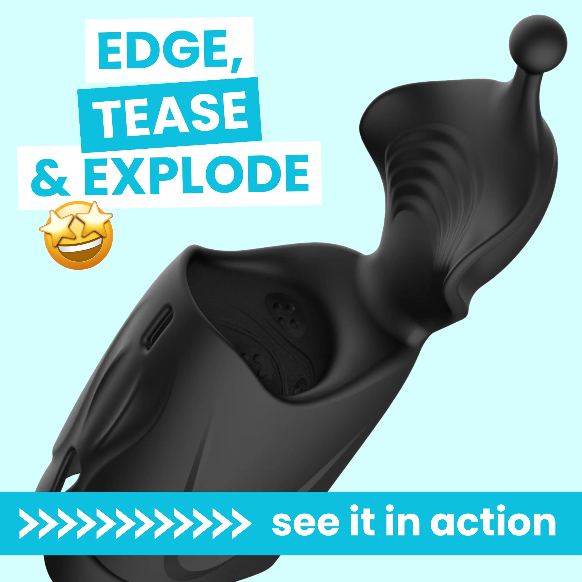 Heated Vibrating Penis Tip F-Spot Massager