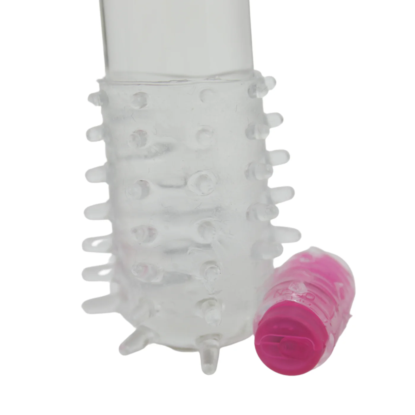Vibrating Penis Sleeve With Nubby Ticklers