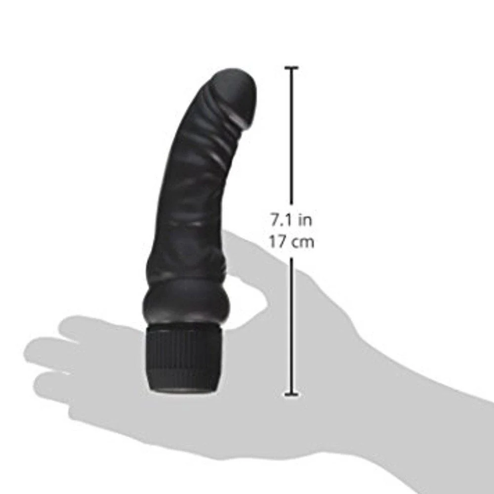 Black Velvet Veined Dong