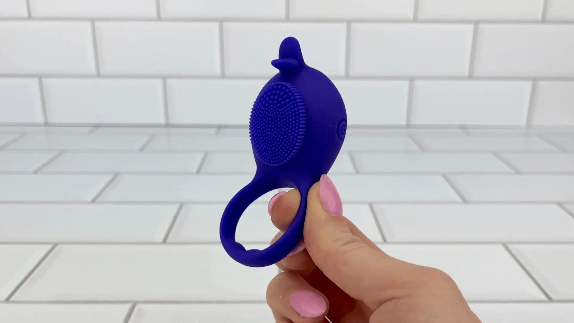 Silicone Clit Stimulating Vibrating Cock Ring For Couples