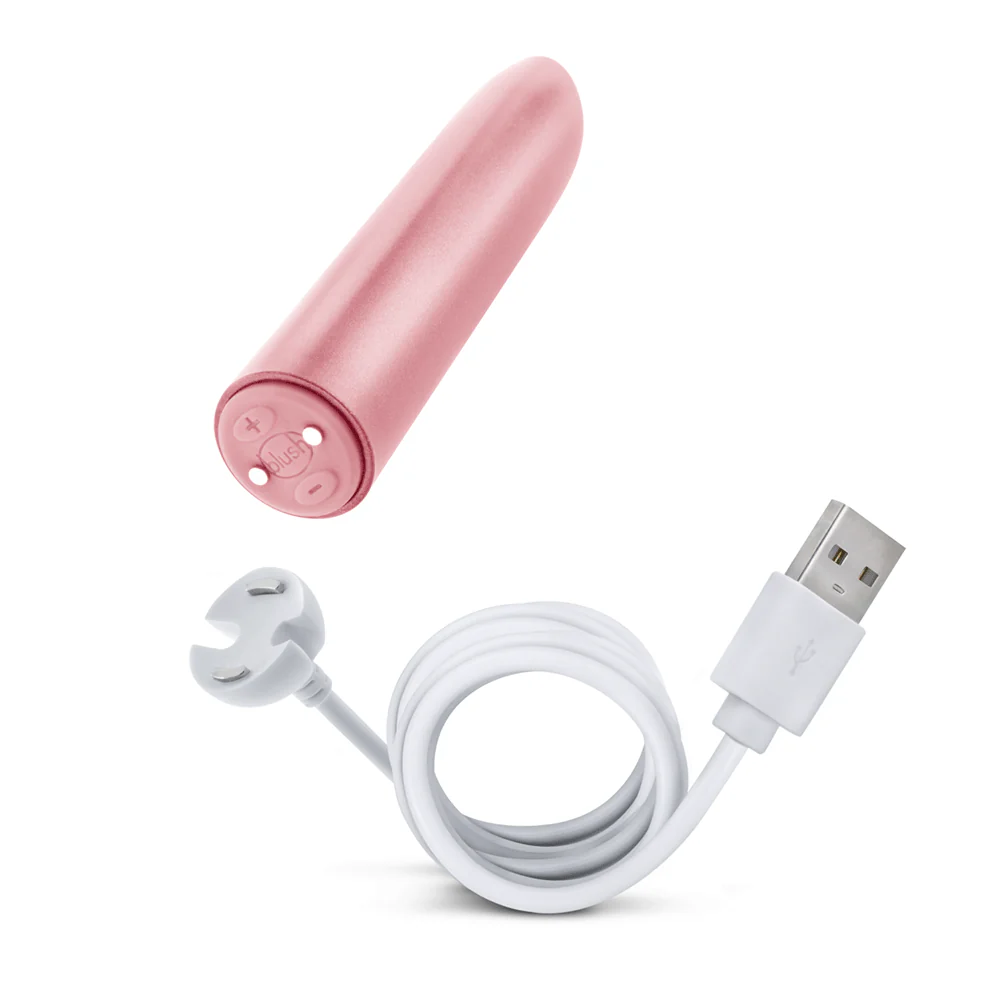 Exposed Rechargeable Lipstick Bullet Vibrator