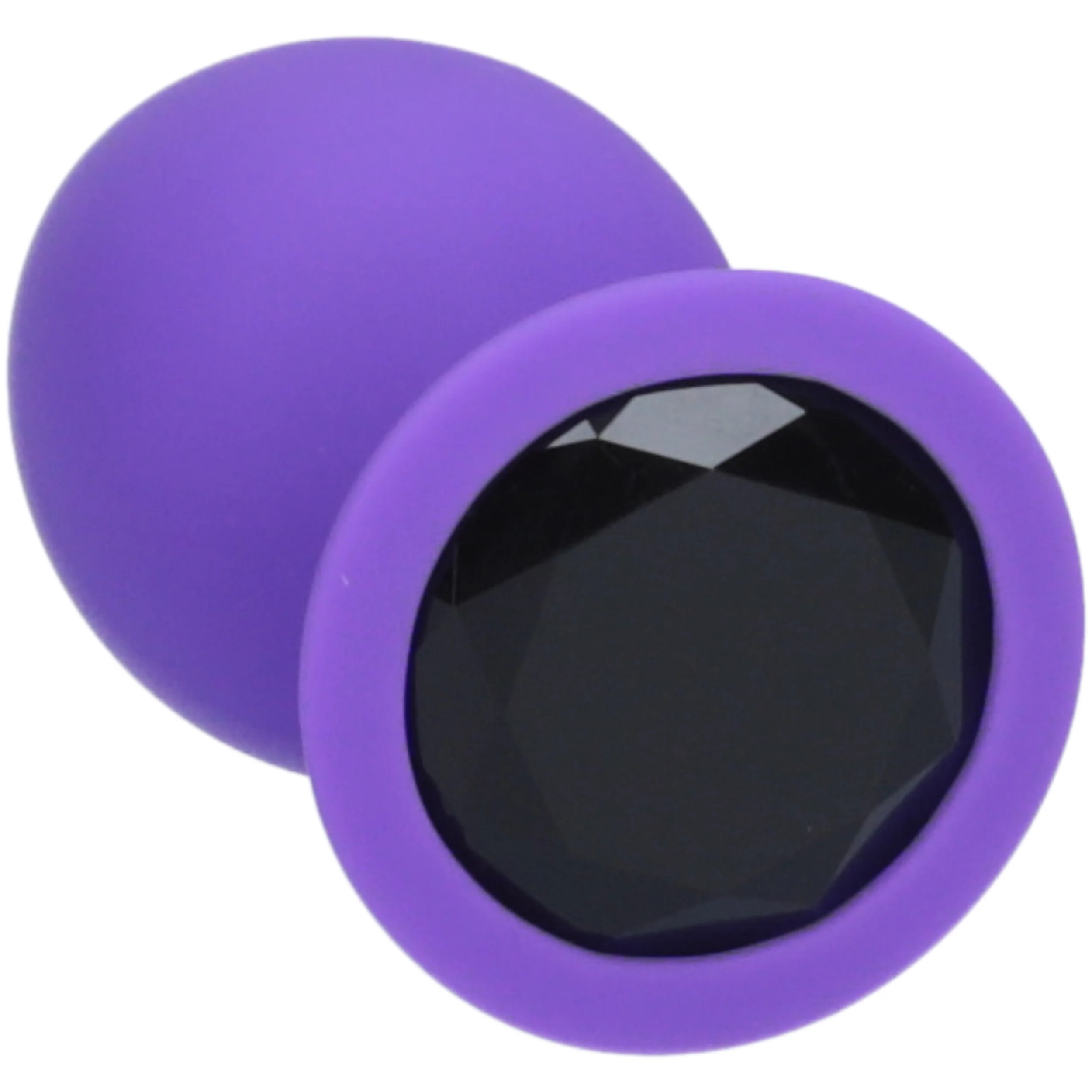 Silicone Jeweled Anal Plug - Available In 3 Sizes!