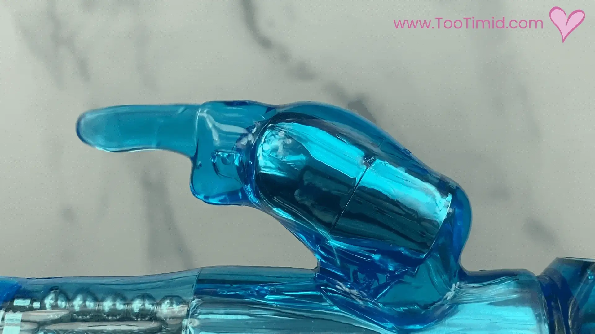 Rabbit Vibrator With 5 Rows Of Rotating Beads