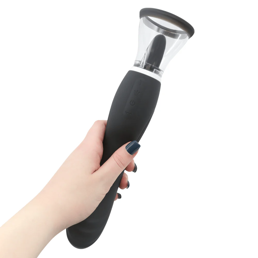 Ultimate Tongue Licker - Powerful Dual-Ended Vibrator & Sucking Tongue!