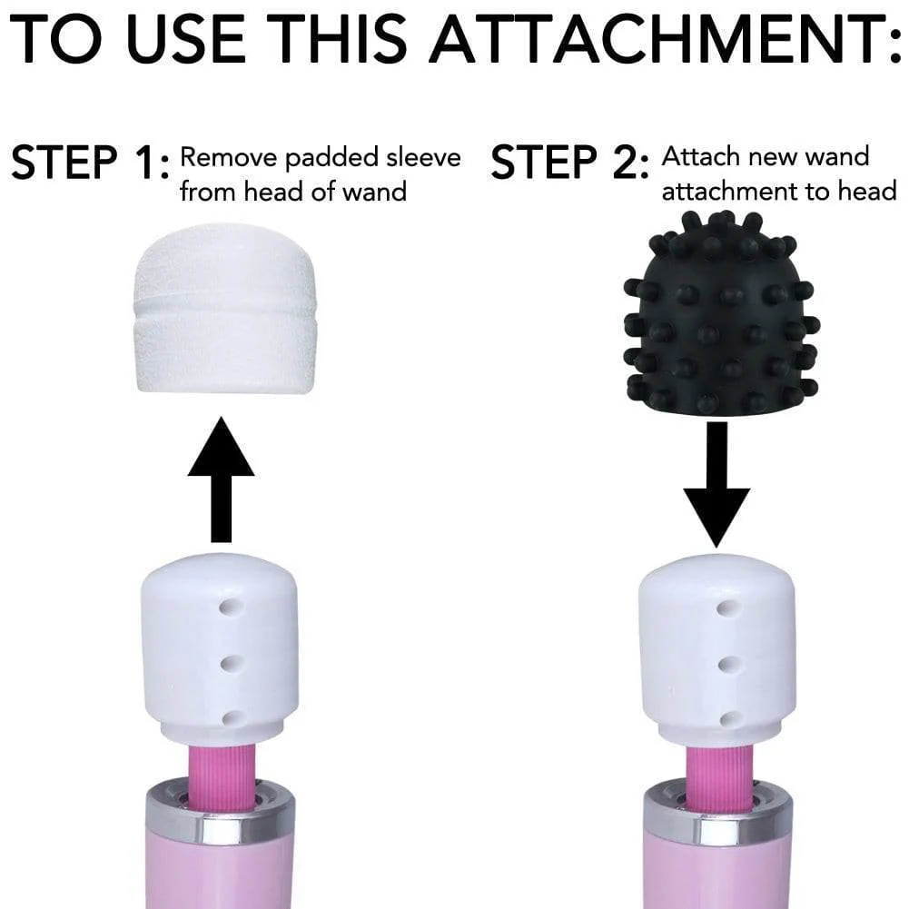 Silicone Nubby Wand Attachment