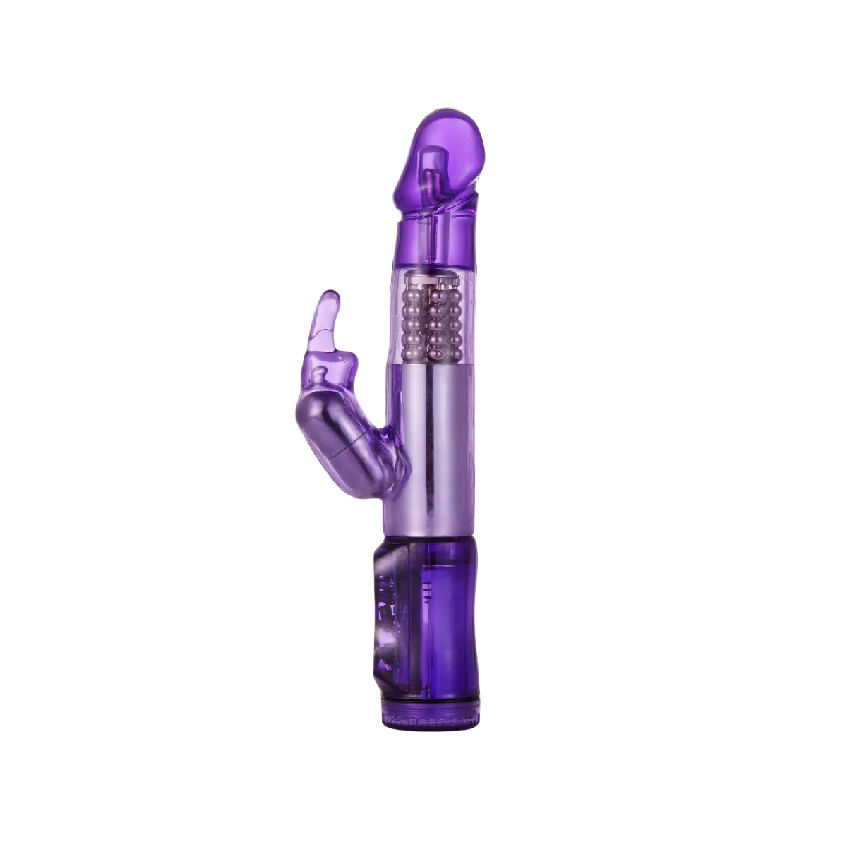 Rabbit Vibrator With 5 Rows Of Rotating Beads
