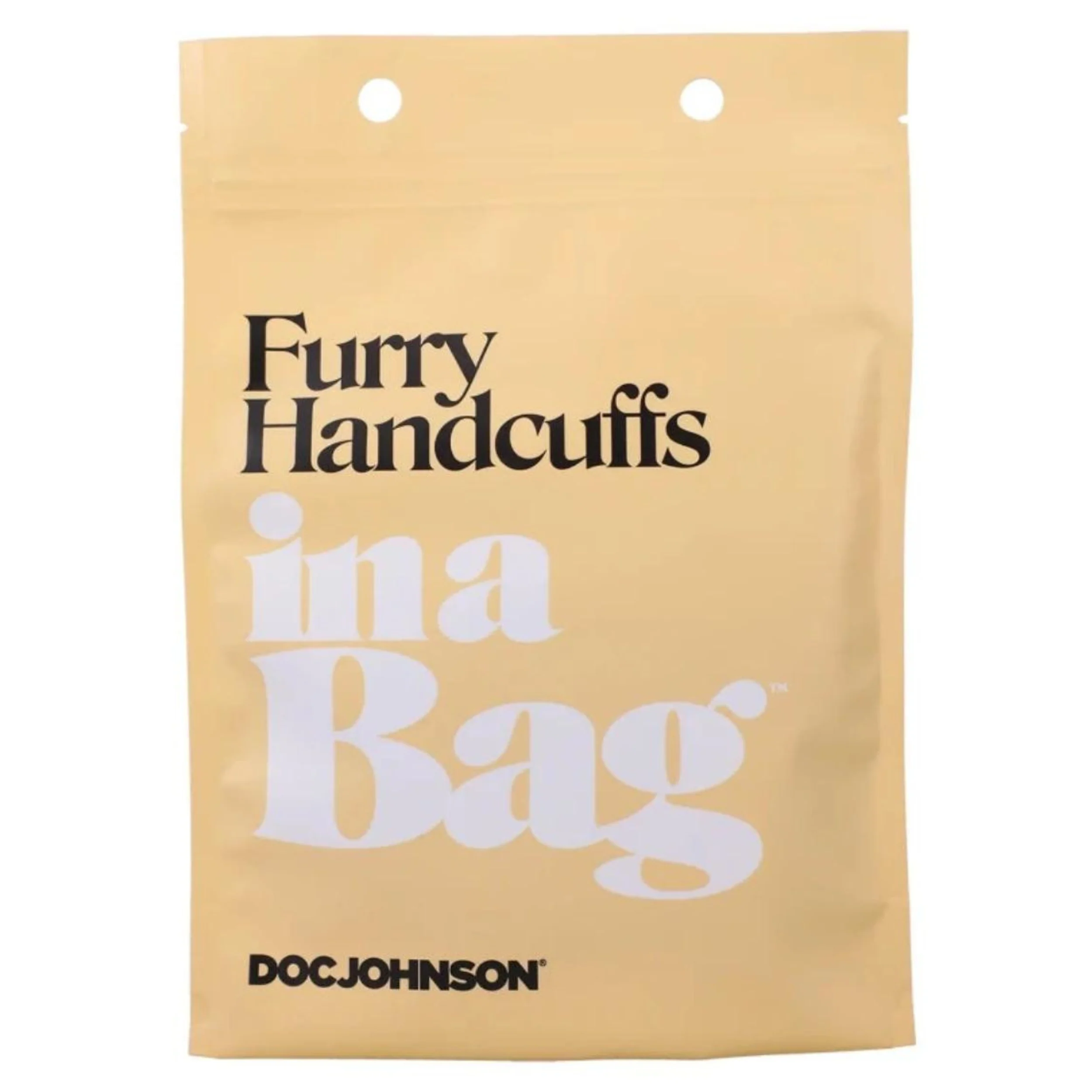 In a Bag Furry Handcuffs - Black