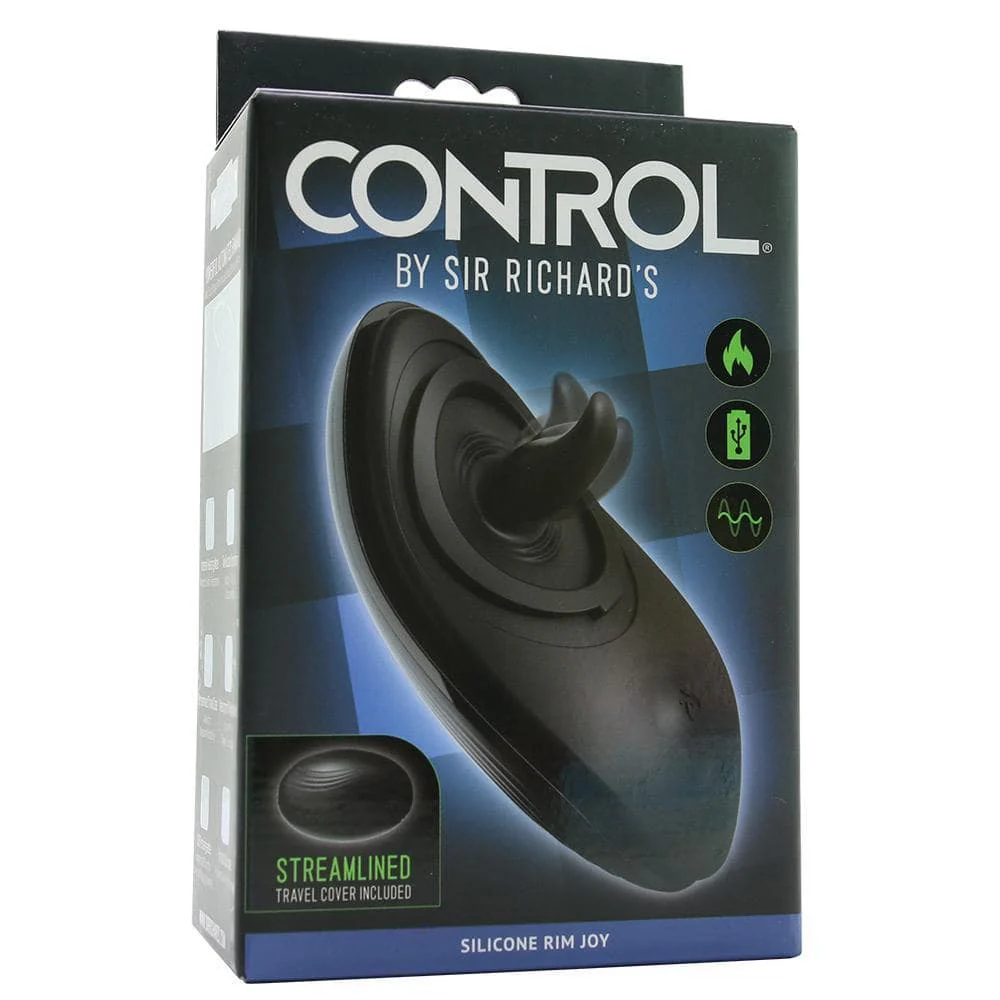 Control Vibrating Silicone Rim Joy & Flickering Tongue Clit Licker