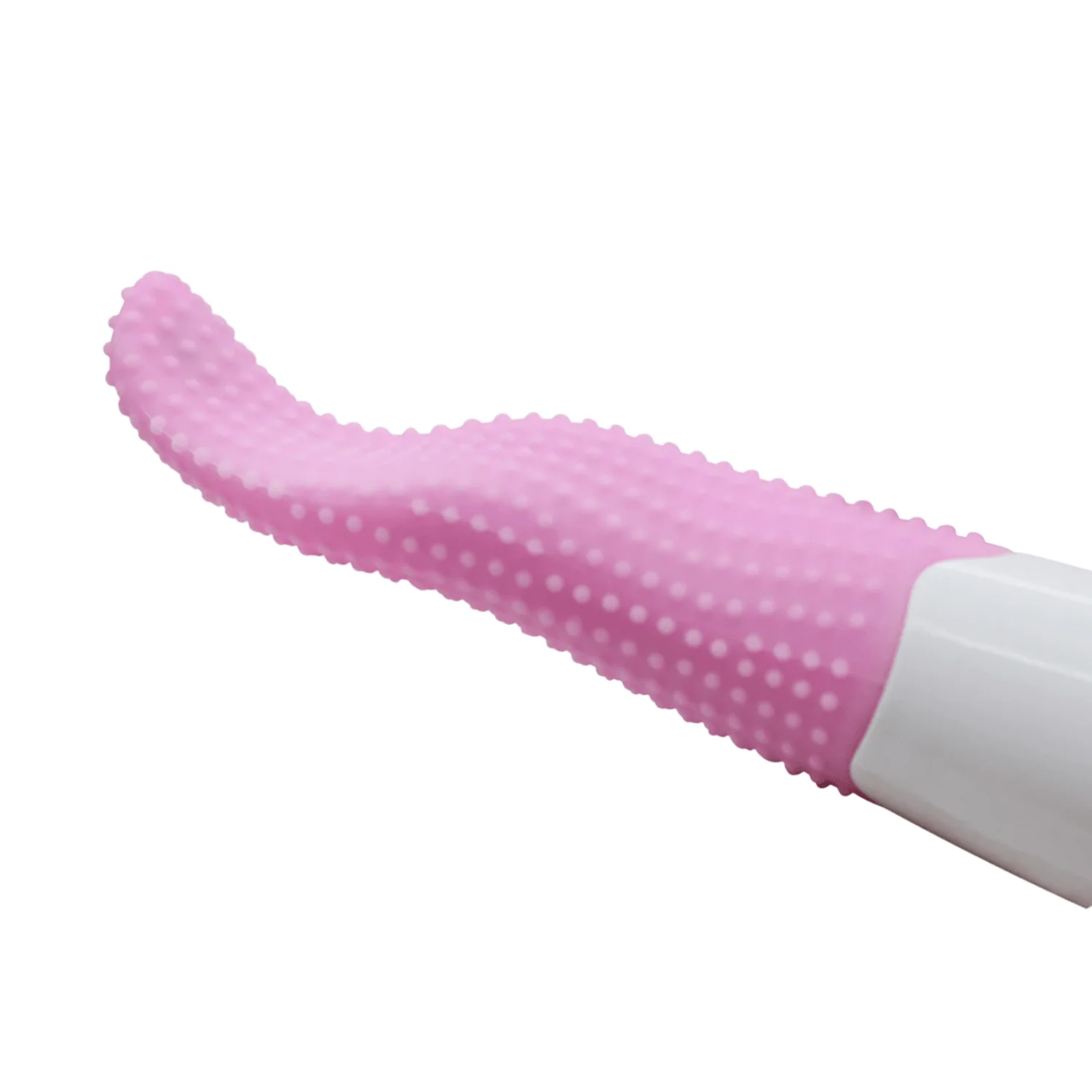 Flexible Tongue Vibrator with Nubs