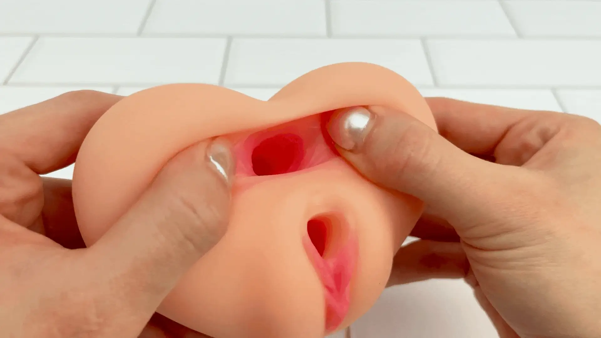 Pussy and Ass Stroker - Super Tight and Soft!