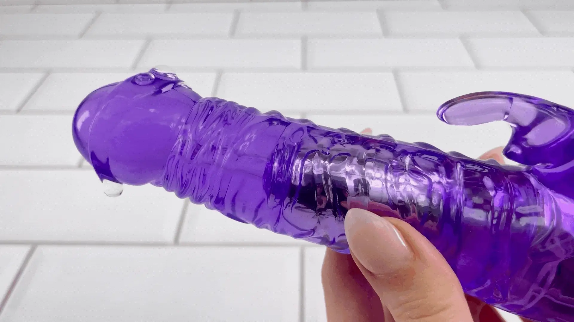 Abby's Thick Veined G-Spot Massaging Rabbit Vibe