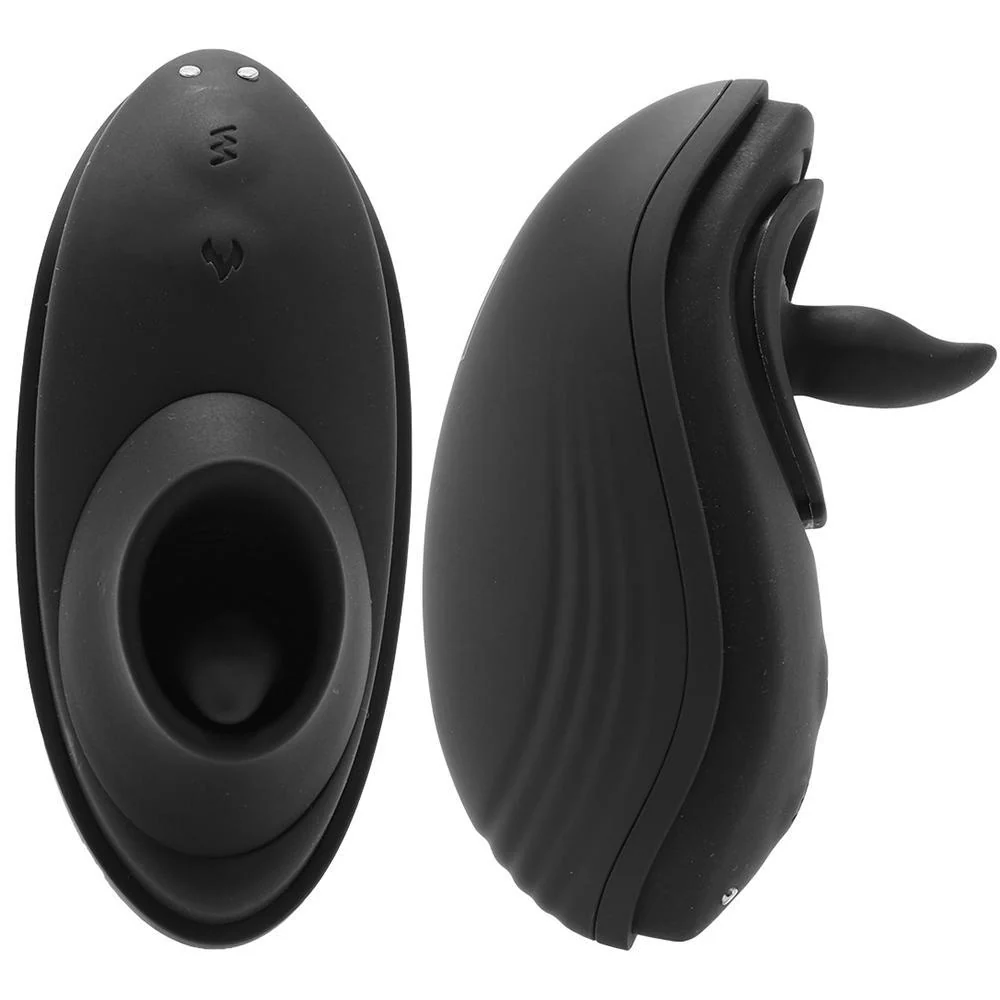 Control Vibrating Silicone Rim Joy & Flickering Tongue Clit Licker