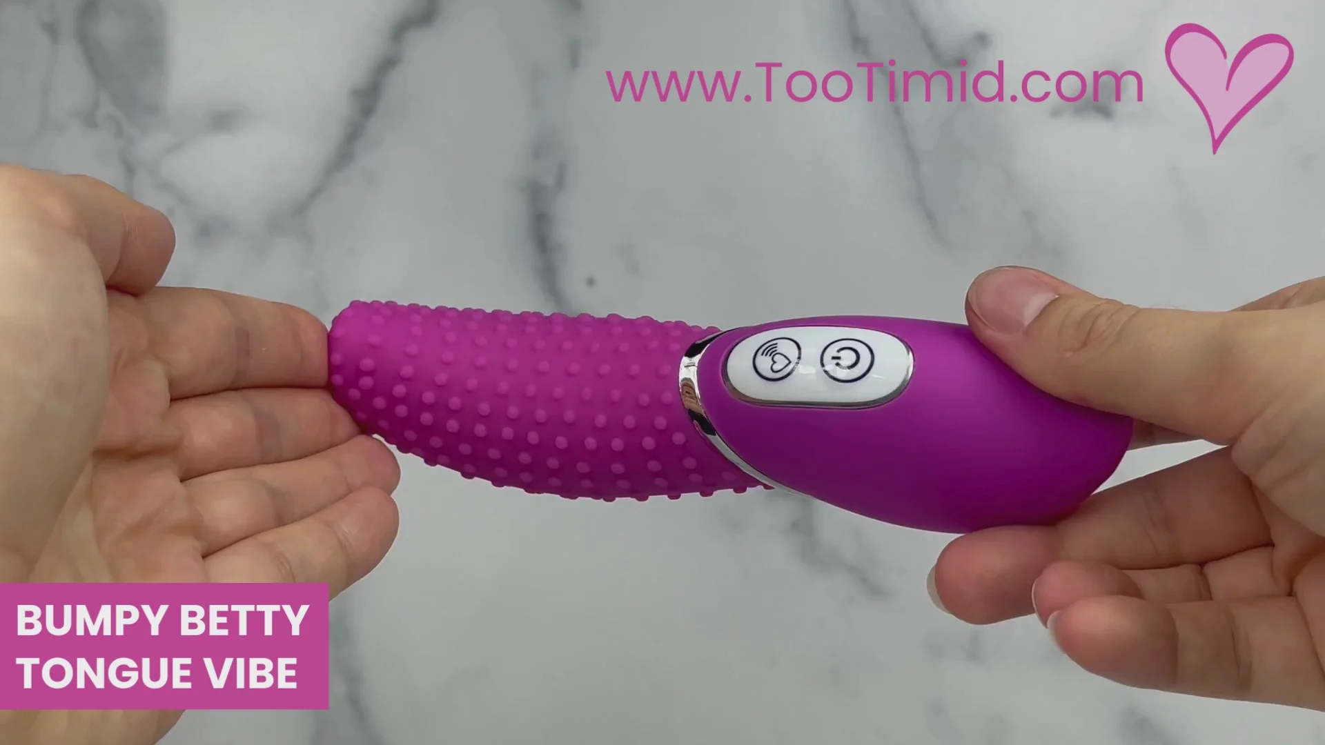 Bumpy Betty Tongue Vibe for Clitoral Stimulation