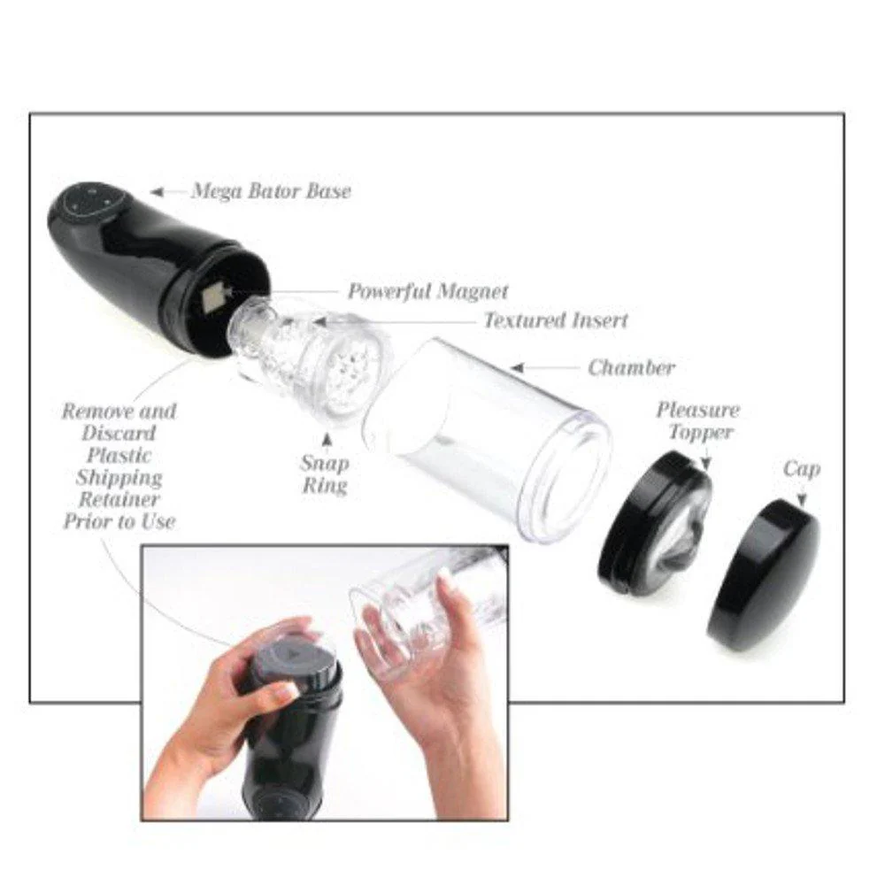 Extreme Mega Bator Rechargeable Hands-Free Stroker