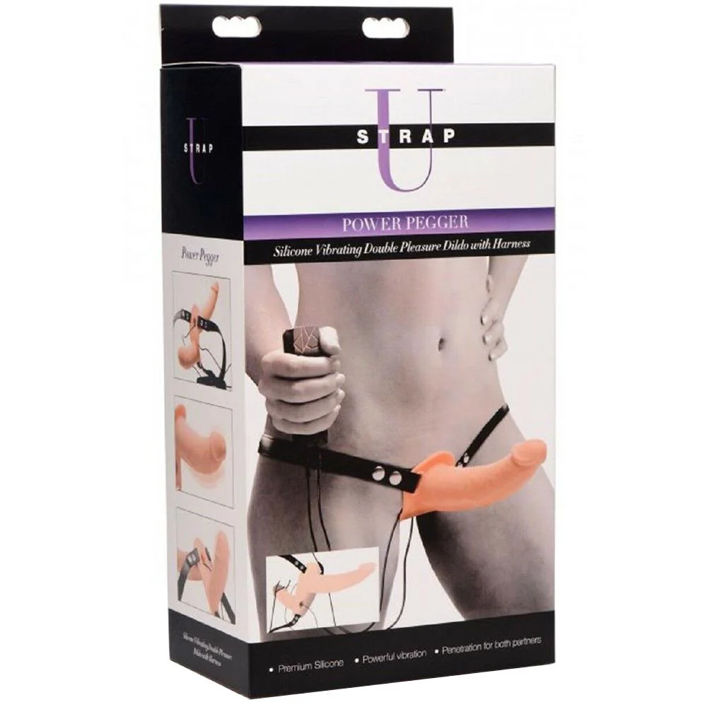 Power Pegger - Double Pleasure Vibrating Strap-On