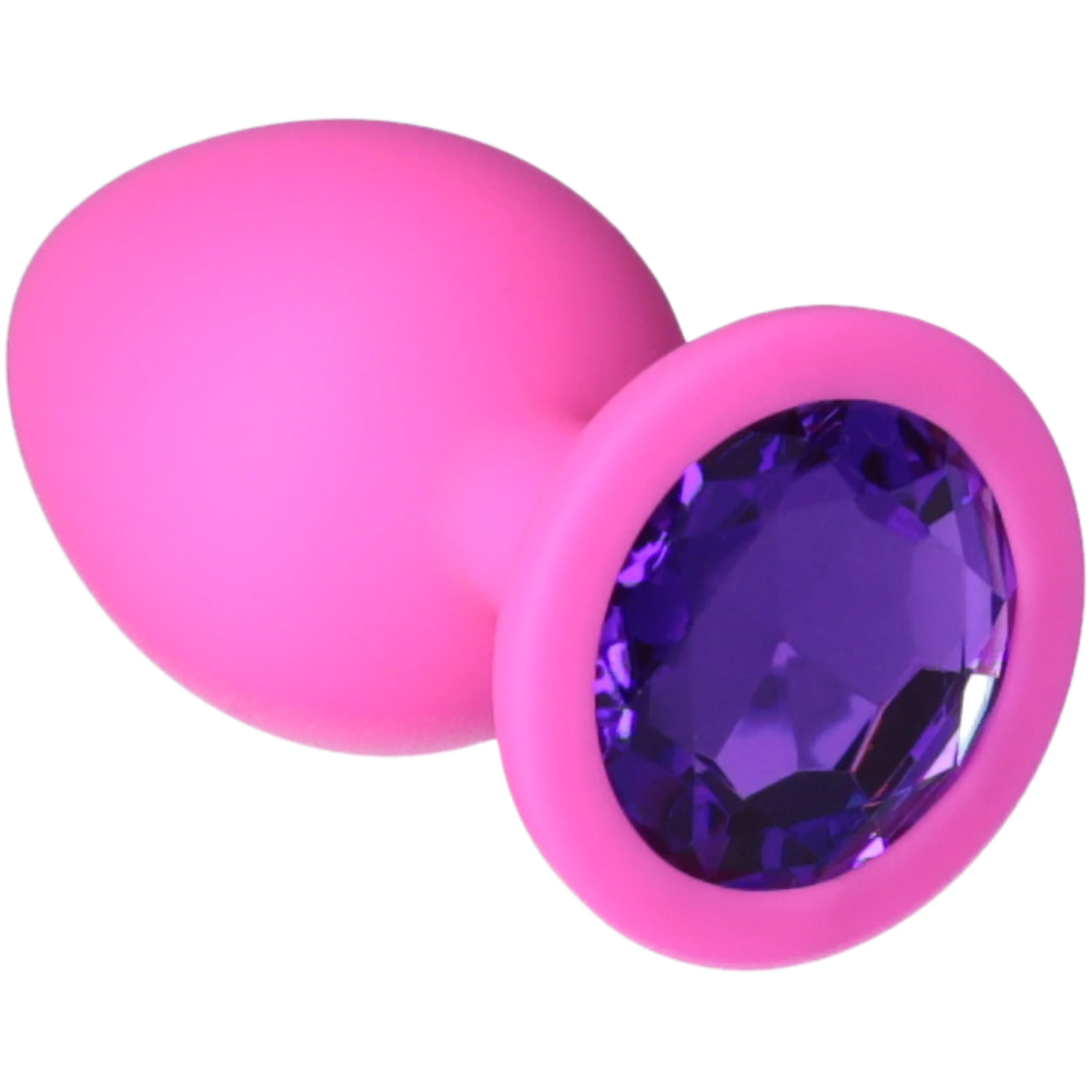 Silicone Jeweled Anal Plug - Available In 3 Sizes!