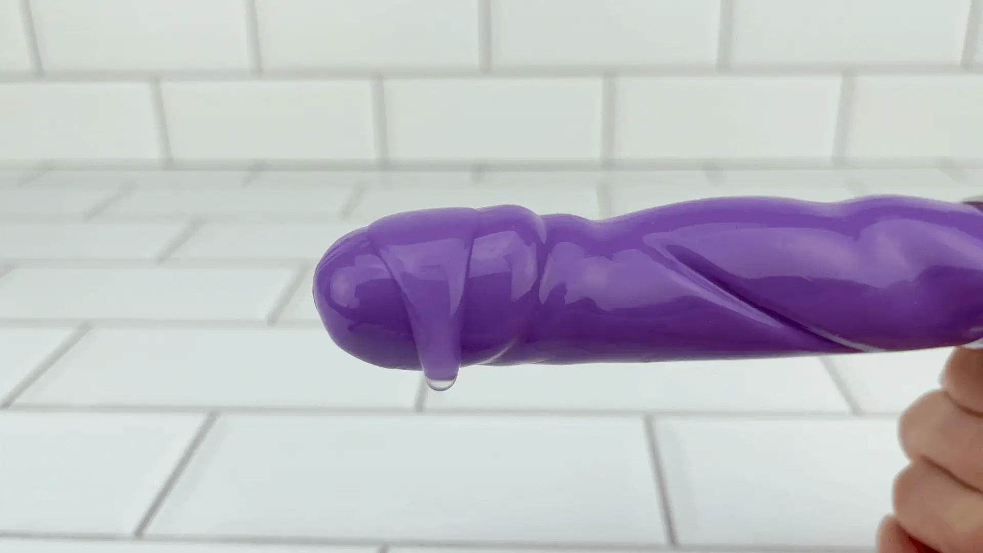 Purple Vibrating Dildo