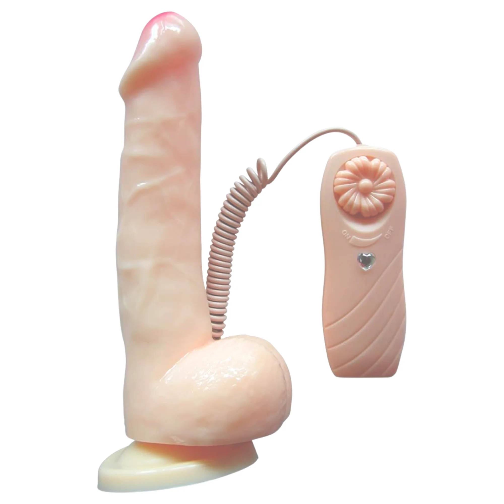 7.5 Inch Vibrating Jelly Dong with Suction Cup