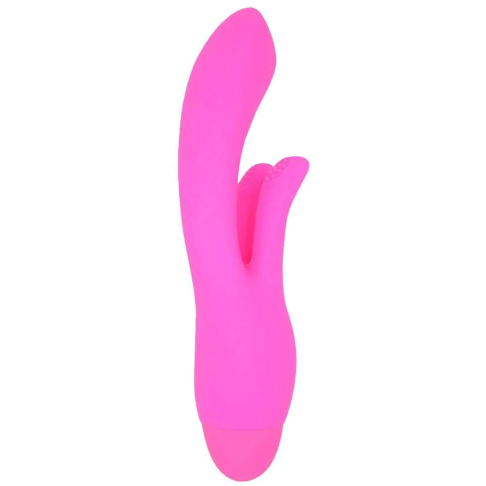 Silicone G-Spot Rabbit - Rubs Your Clit with Every Thrust!