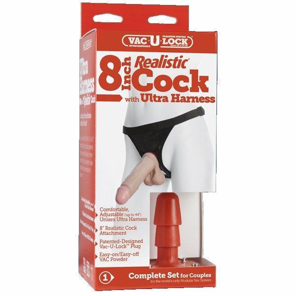 Vac U Lock Ultra Harness 2 And Plug With Dong