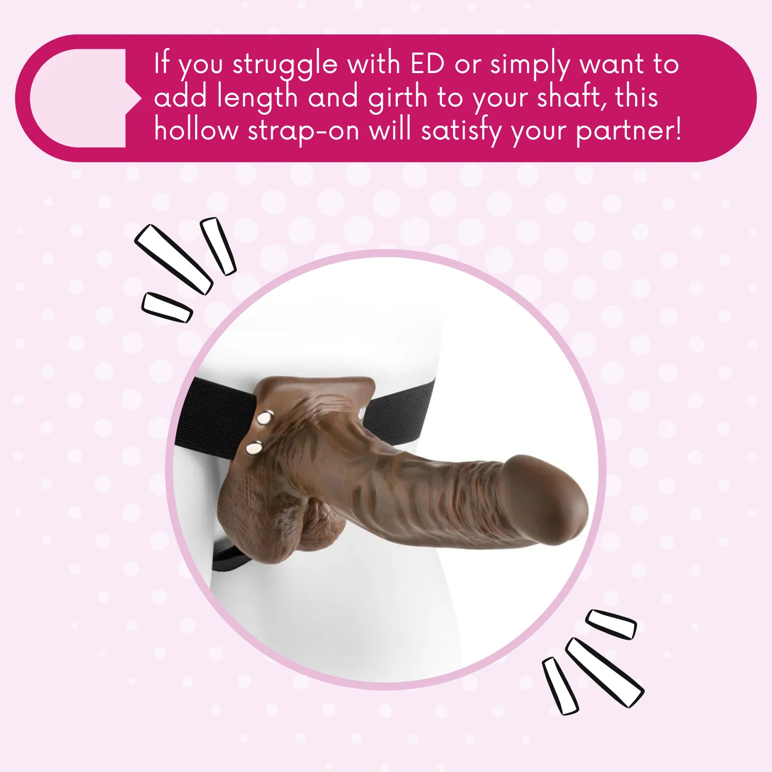 Fetish Fantasy 7'' Hollow Strap On