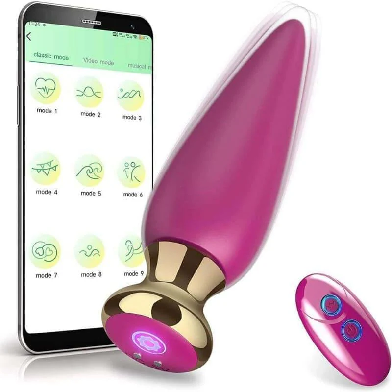 Ditto - App & Remote Controlled Luxury Rechargeable Vibrating Butt Plug 4.8 Inch