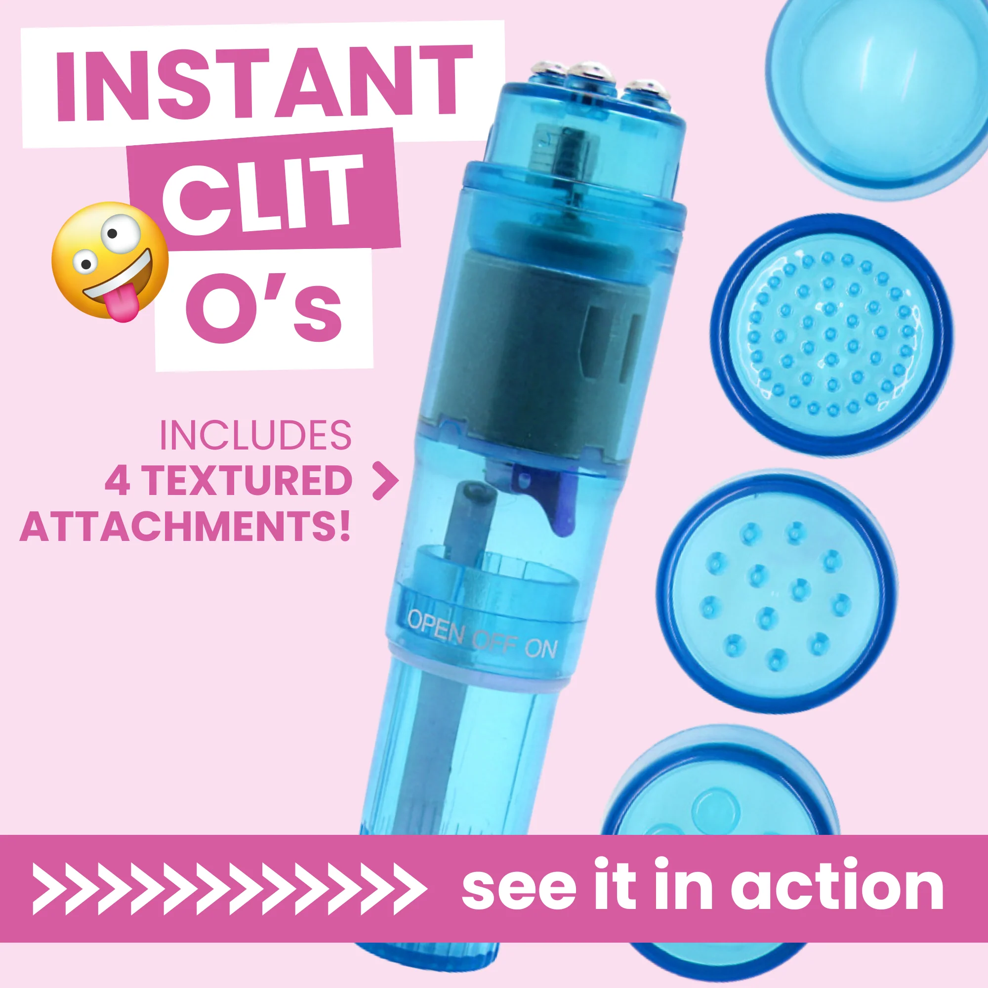 Small Yet Strong Clit Vibrator - Hold On Clit During Sex!