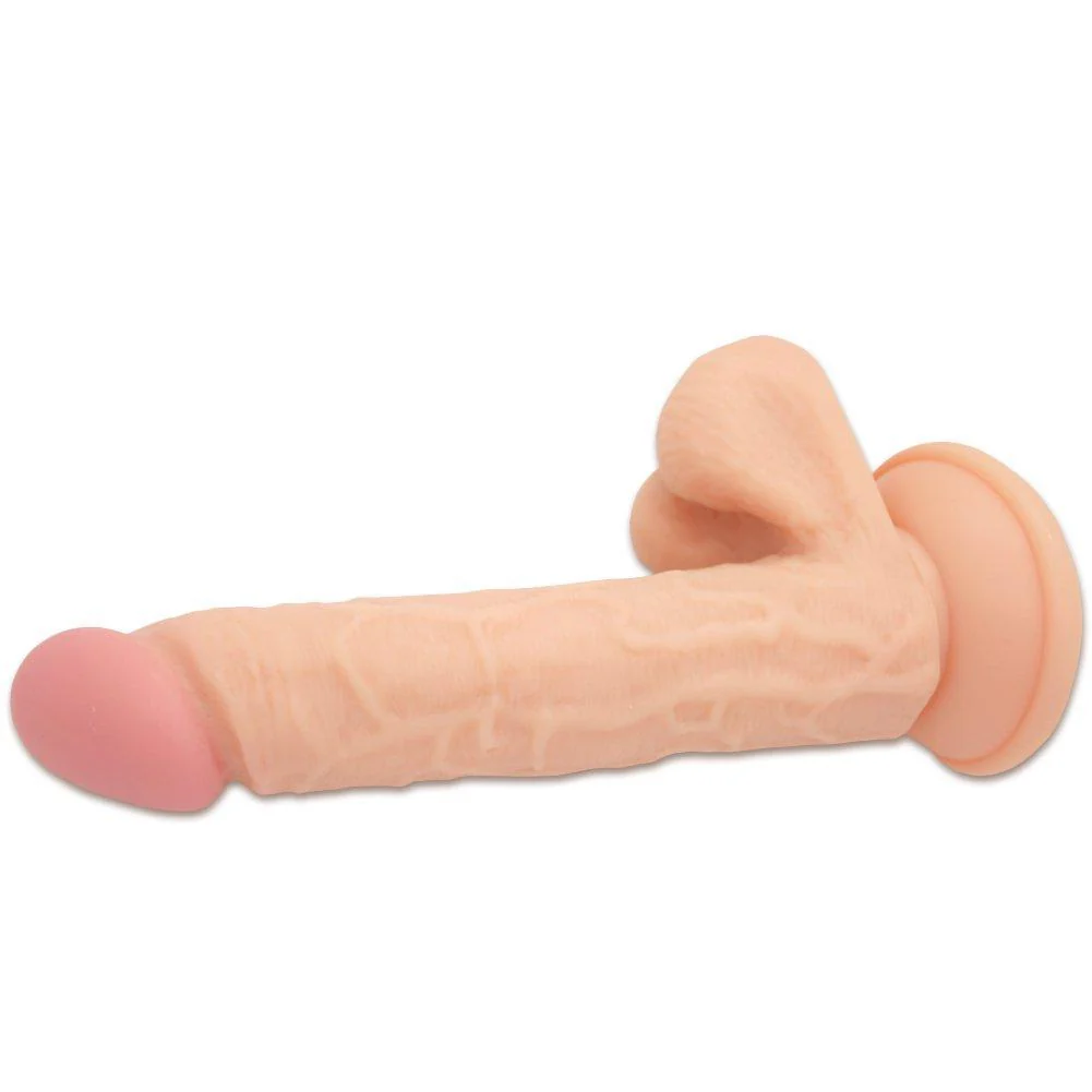 Realistic 8.5 Inch Vibrating Suction Cup Dildo