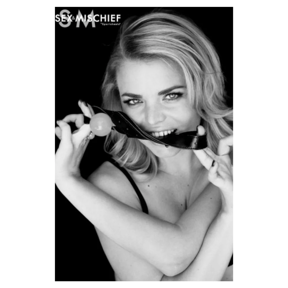 Sex And Mischief Solid Red Ball Gag