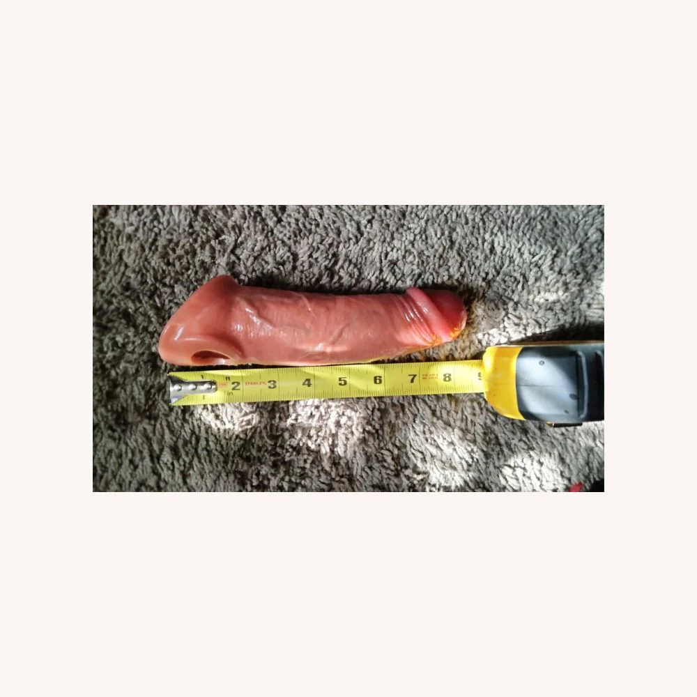 DOMINIX Realistic Vibrating Penis Sleeve, Elastic Penis Ring, Big Dick, Stretching, Hotwife Lifestyle (<45 dB)