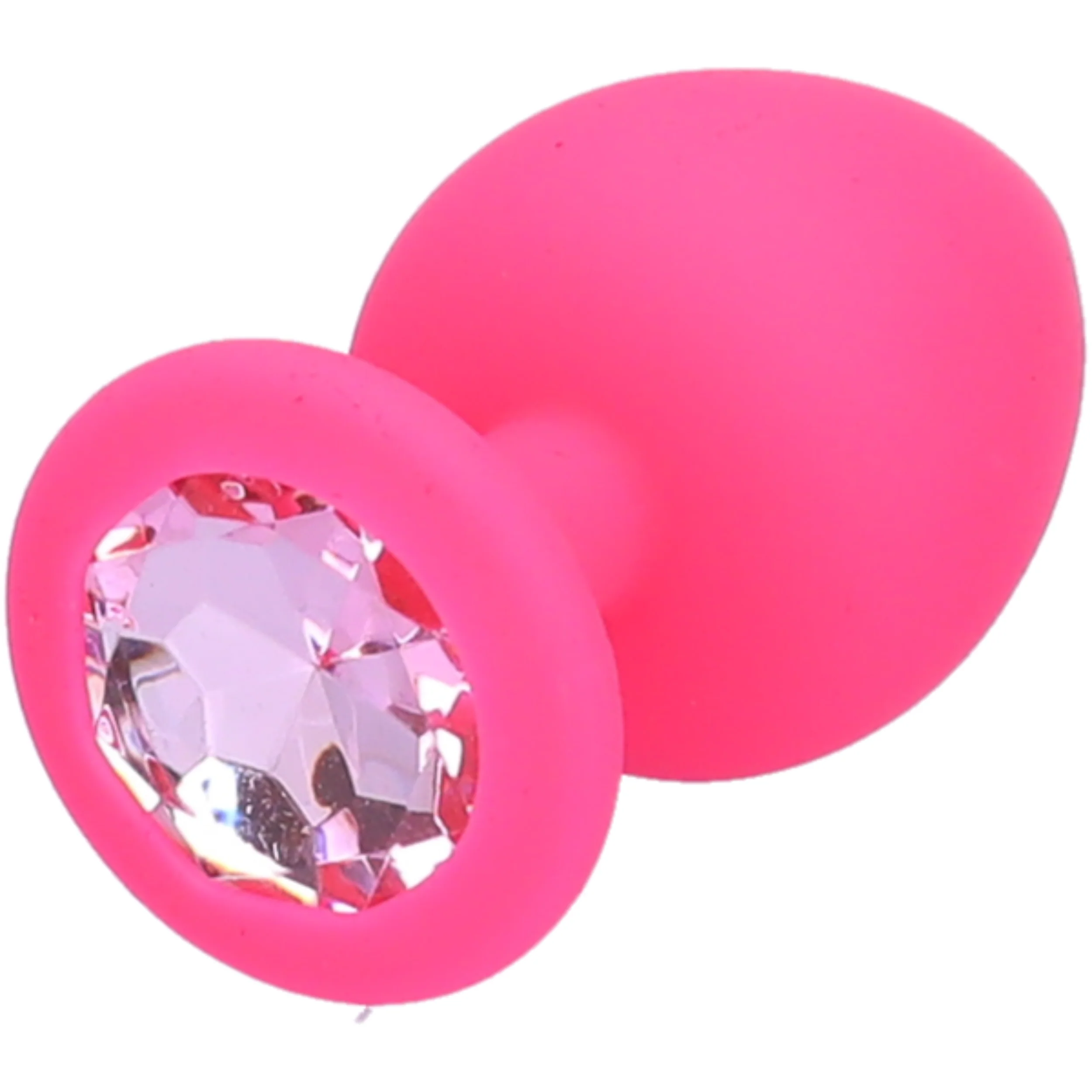 Silicone Jeweled Anal Plug - Available In 3 Sizes!