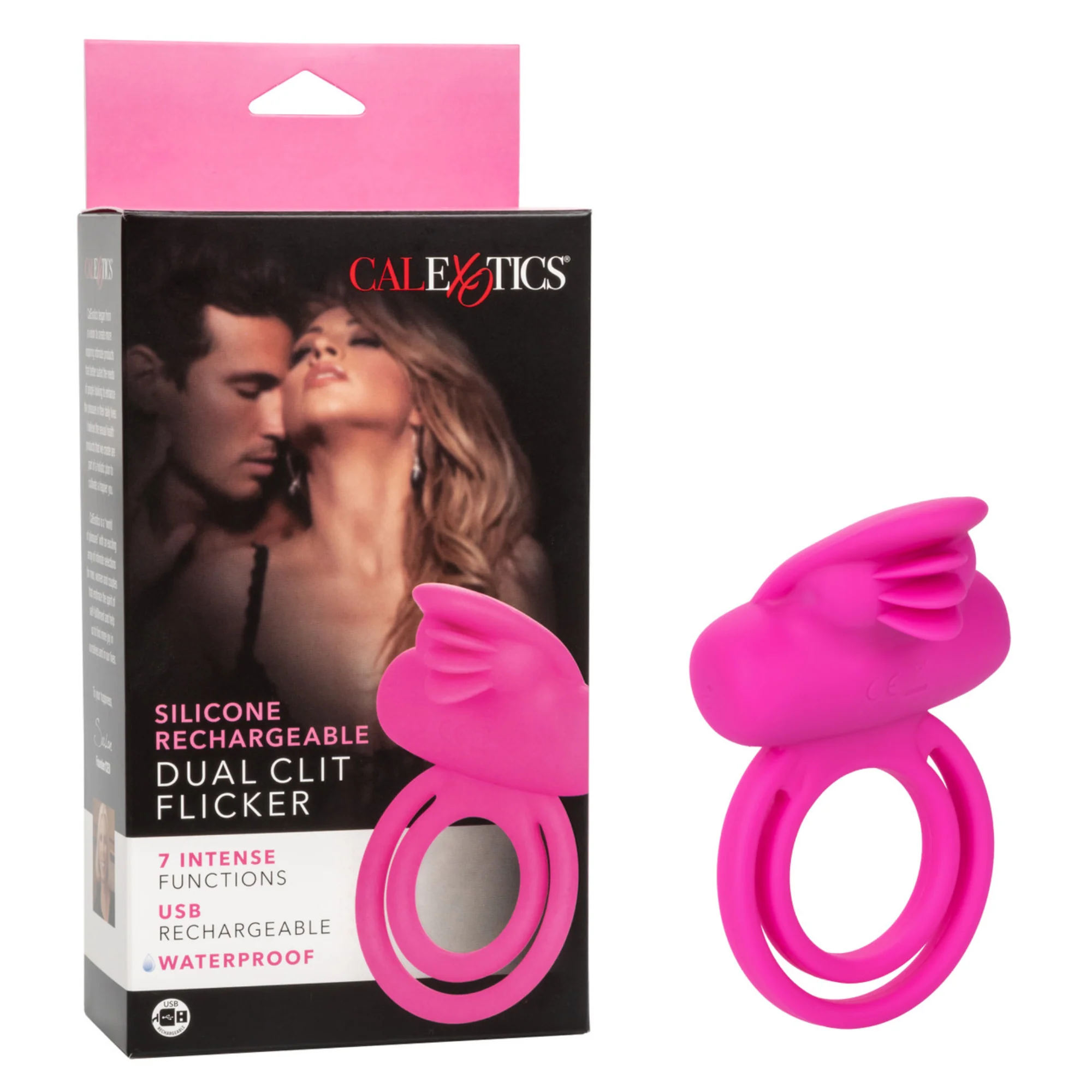 Dual Clitoral Flicker Vibrating Couples Ring