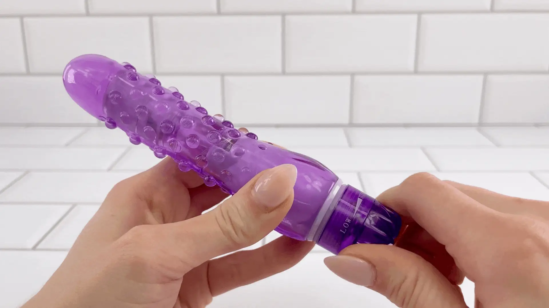Nubby Waterproof Vibrator for Beginners