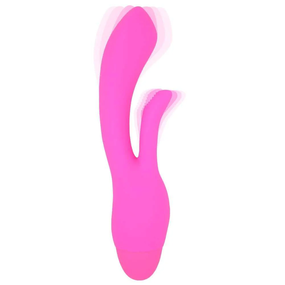 Silicone G-Spot Rabbit - Rubs Your Clit with Every Thrust!
