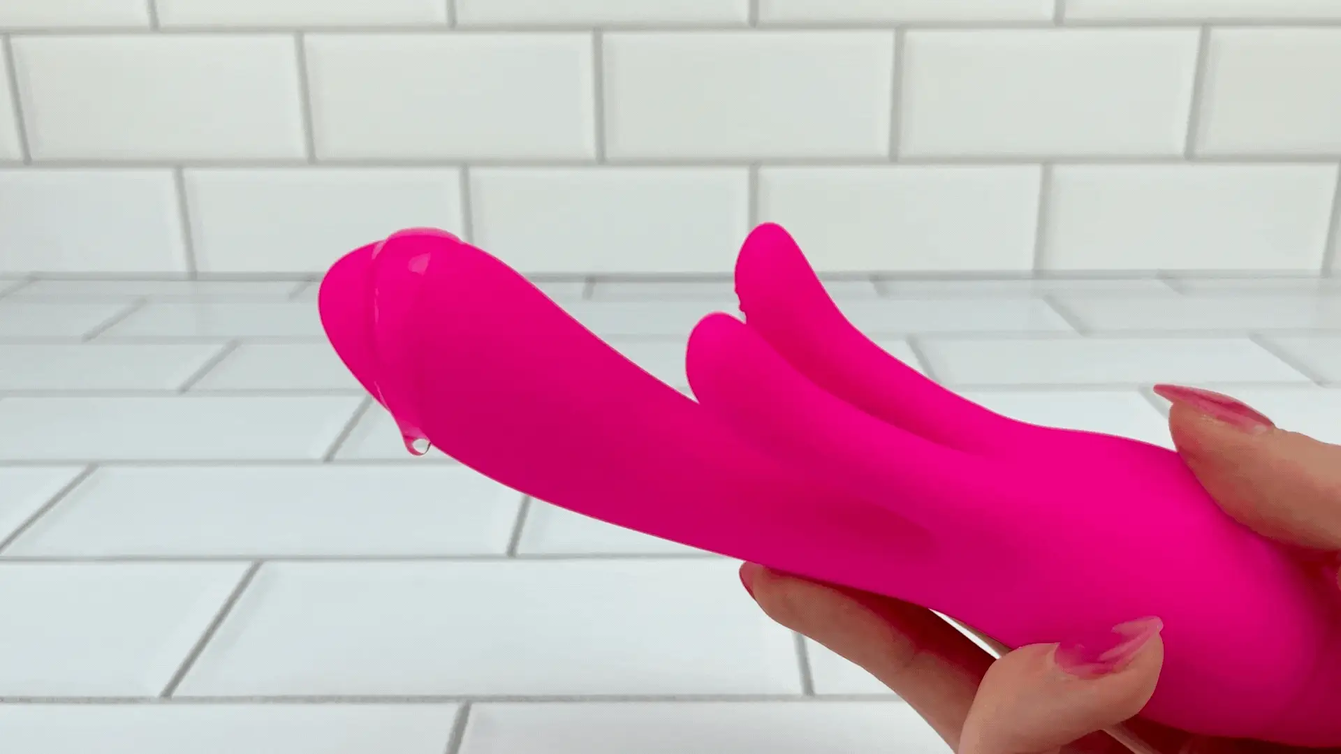 Silicone G-Spot Rabbit - Rubs Your Clit with Every Thrust!