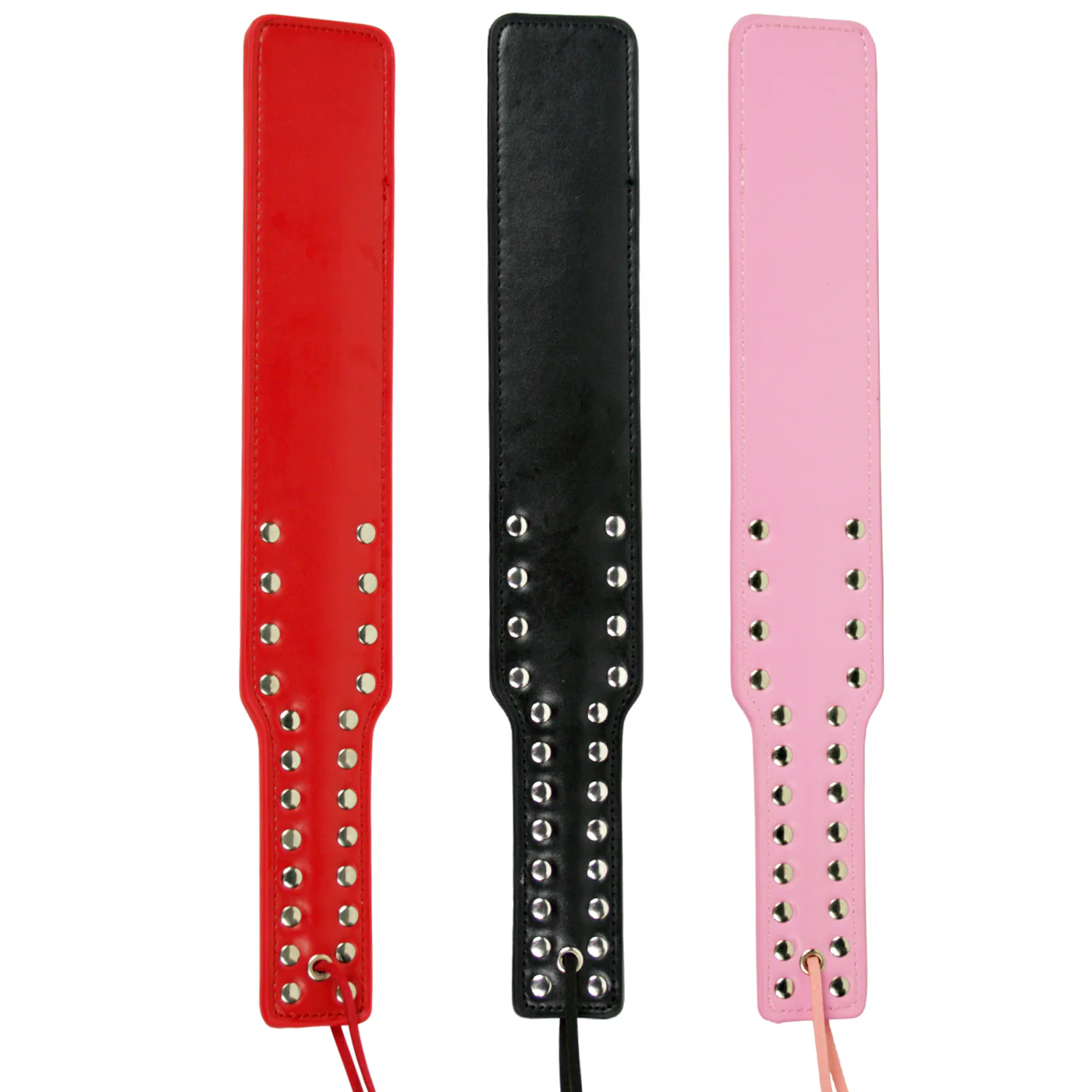 Leather Studded Spanking Bondage Paddle