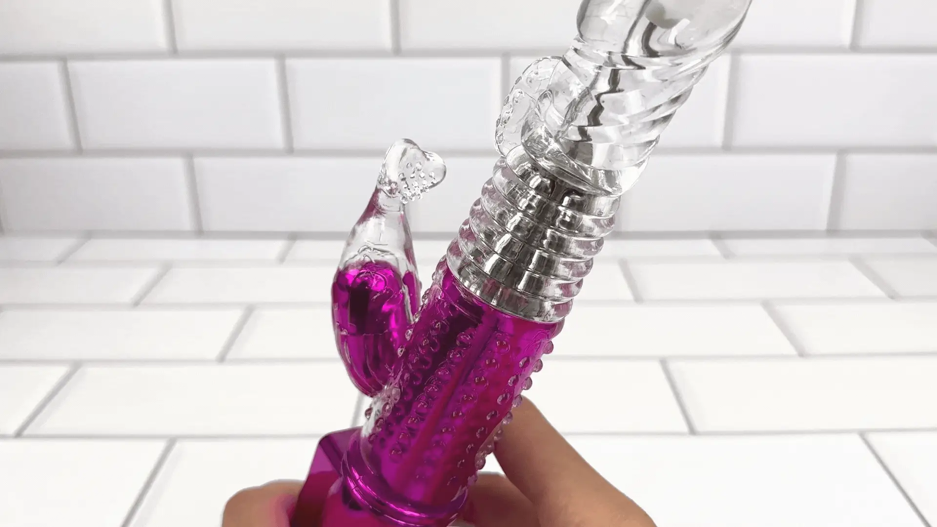 Rotating Dual-Action Vibrator