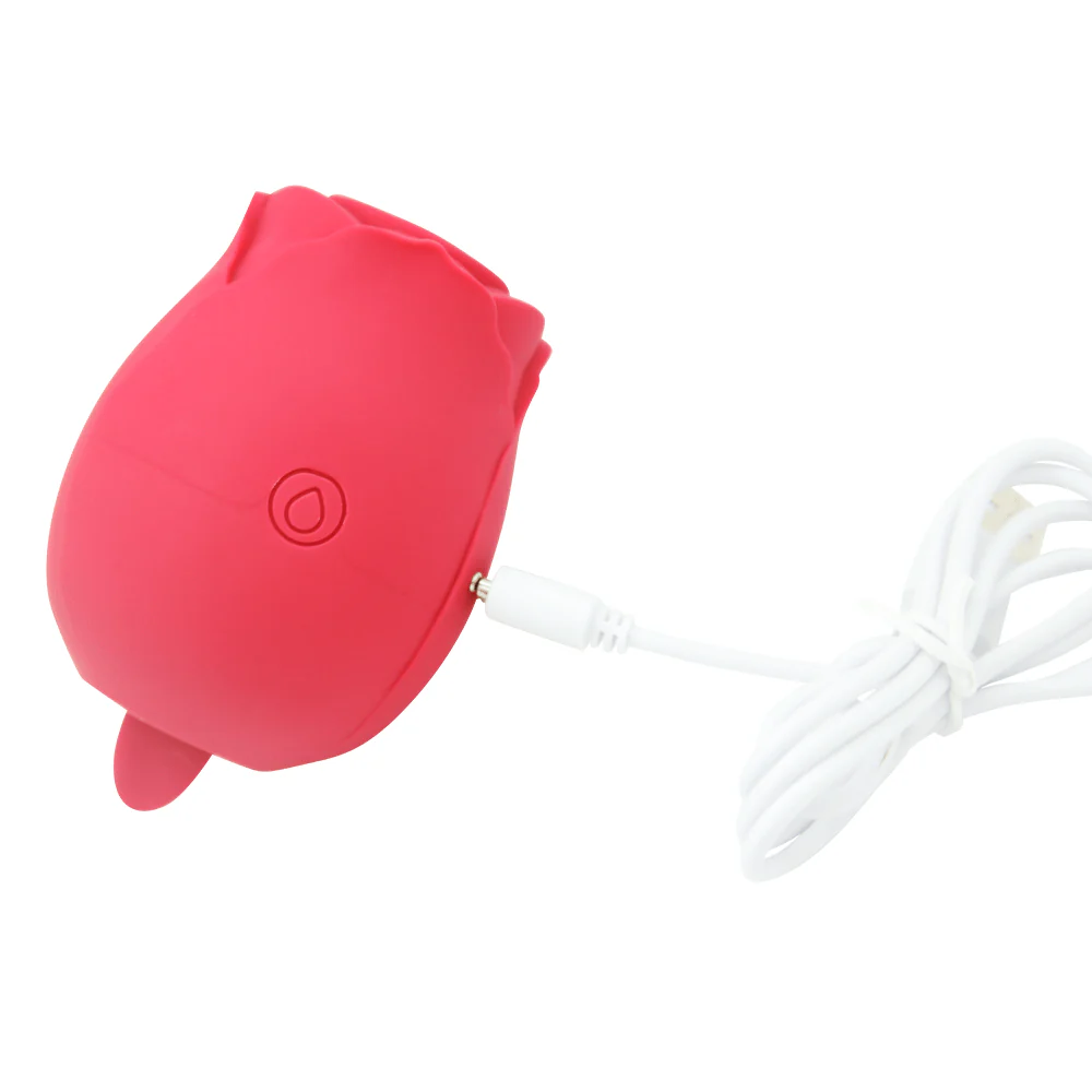 The Rose Vibrator | Duo Flickering Tongue Licker & Clitoral Air Vibrator