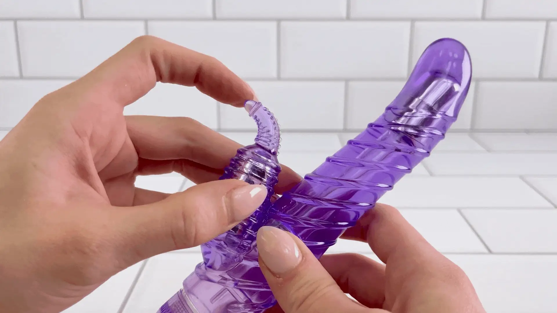 Ringed Bath-Time Dual-Action Vibe - Have Better Orgasms In The Shower!