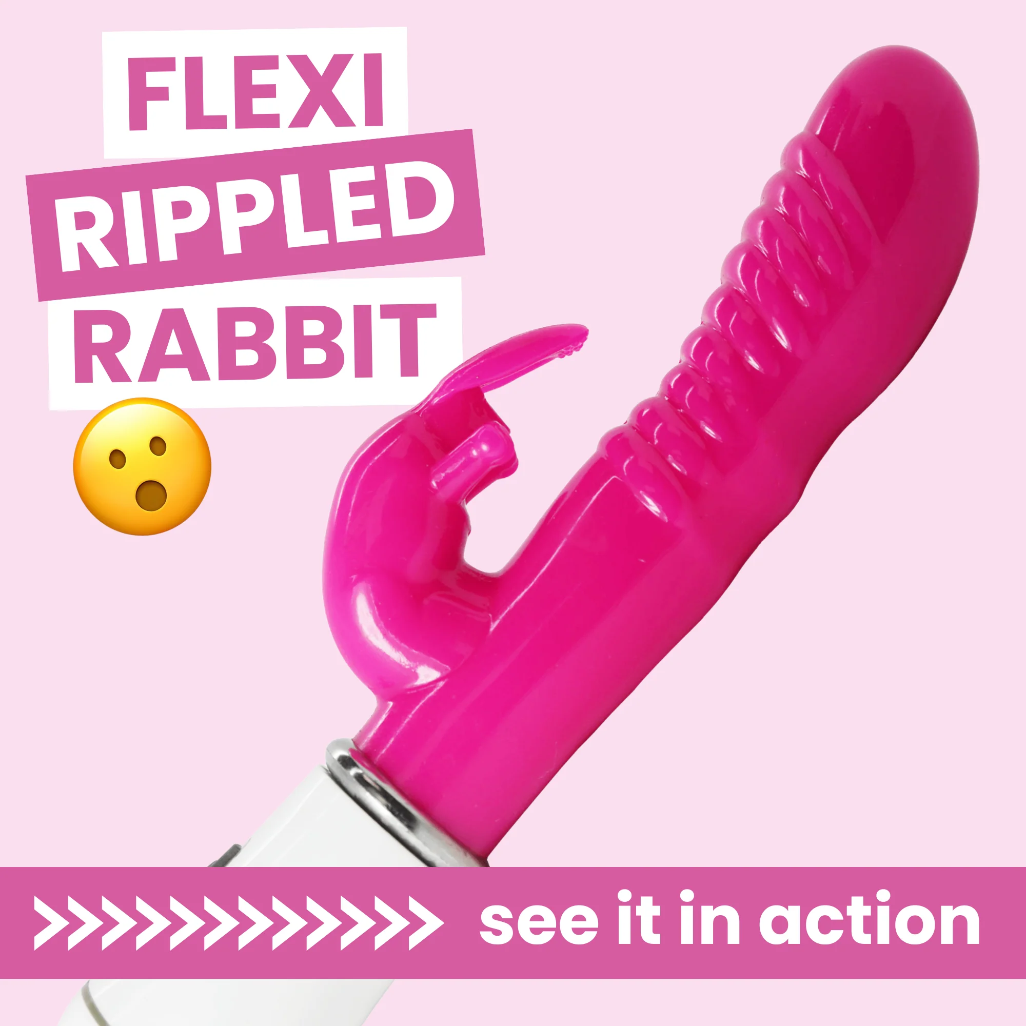 Rippled Rabbit Vibrator