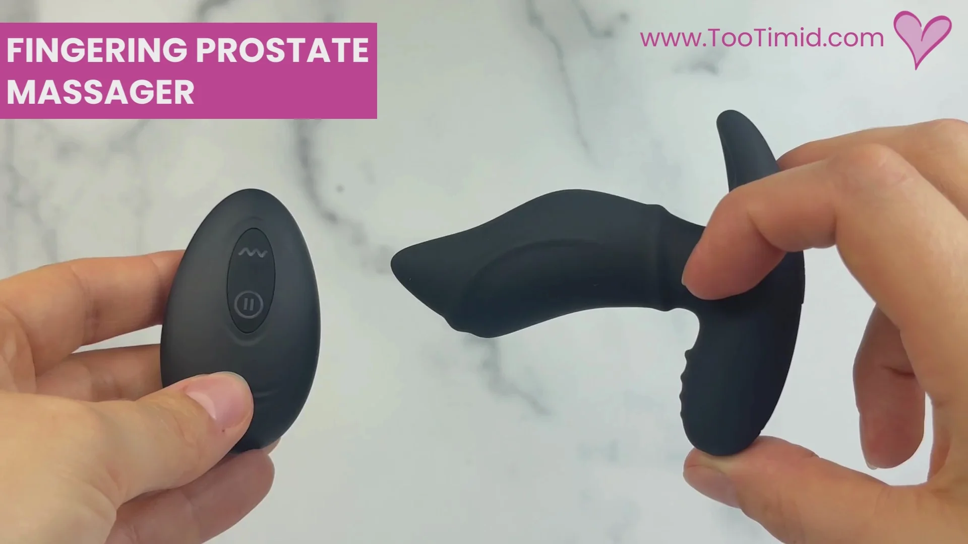 Mozao - Fingering Silicone Prostate Massager with Remote