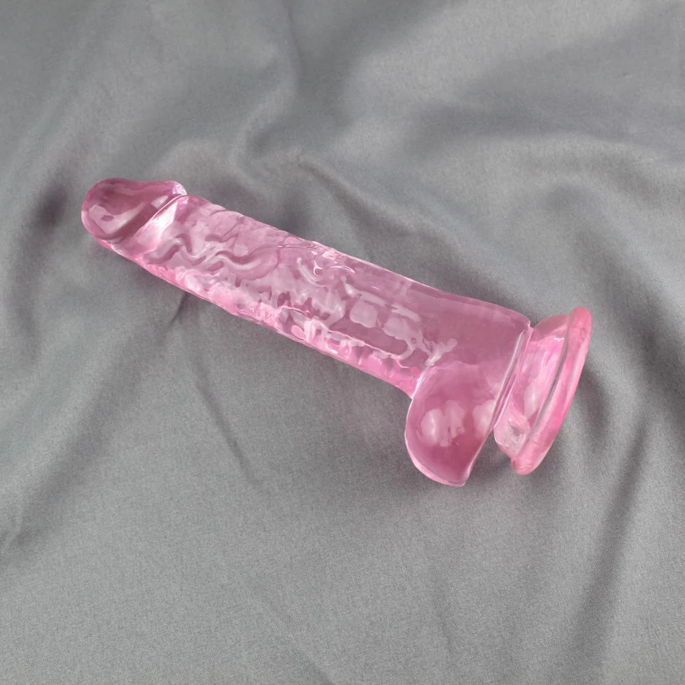 Realistic Suction Cup Dildo with Balls - Available in 5 Sizes!