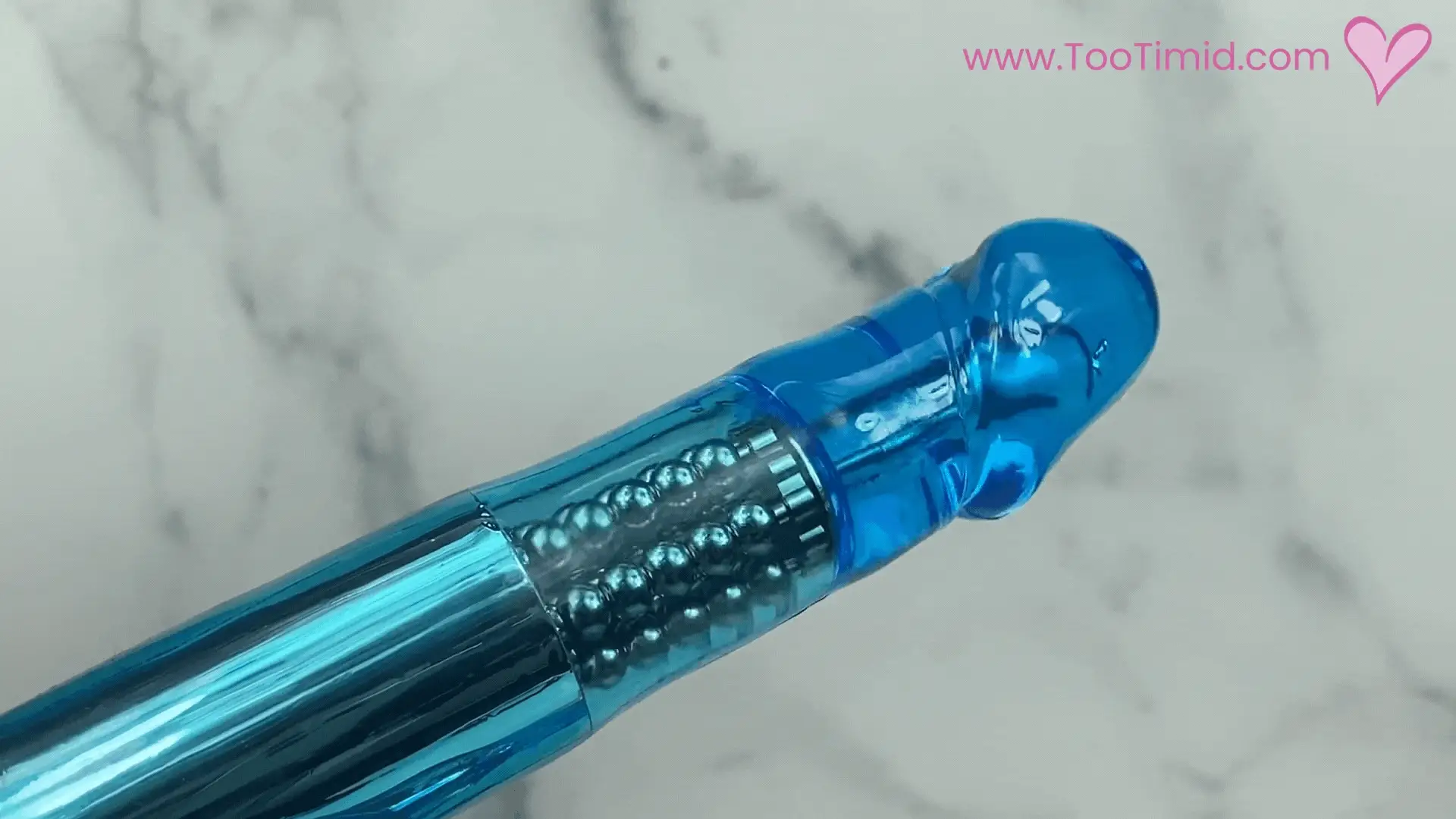 Rabbit Vibrator With 5 Rows Of Rotating Beads