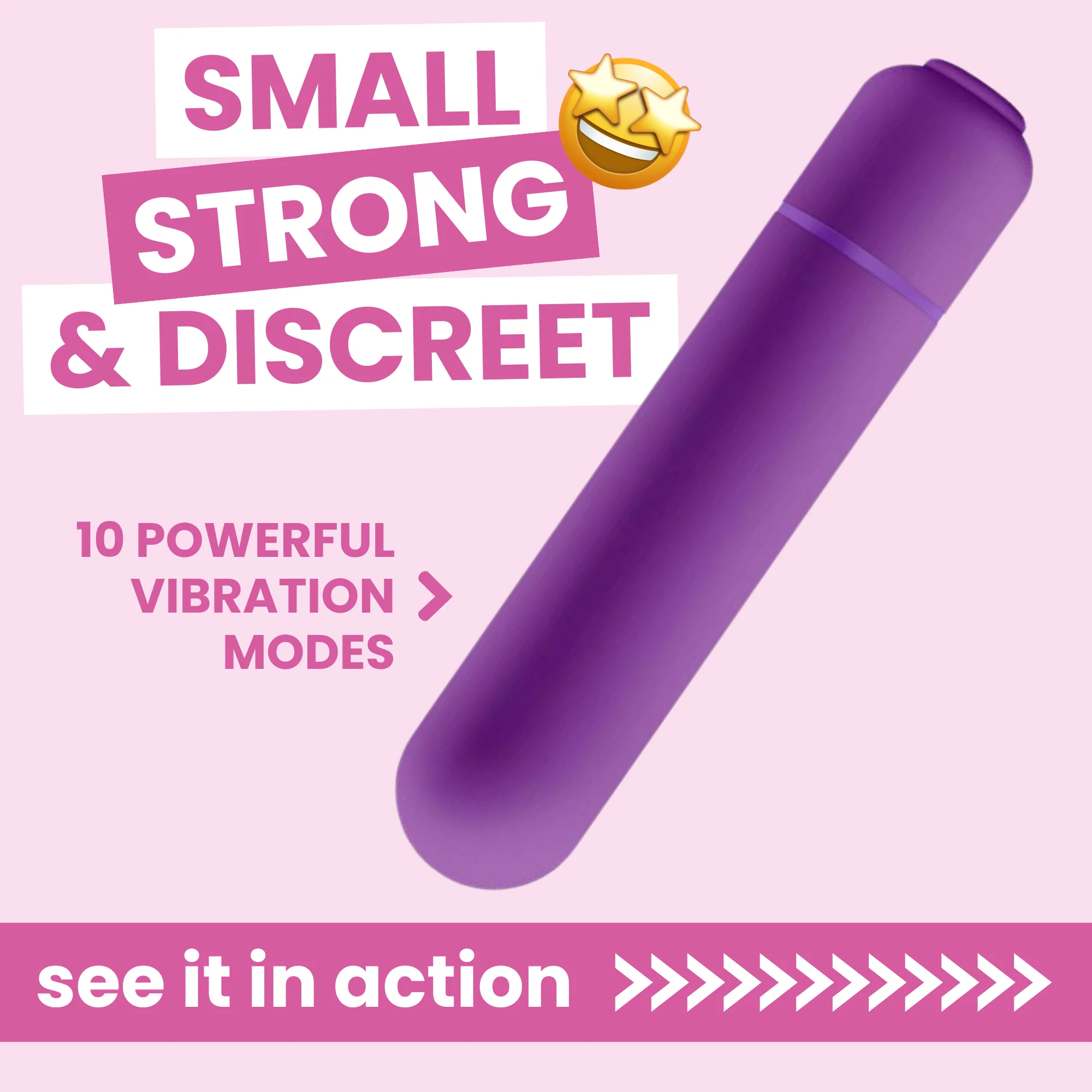Cutey Vibe Plus - Discreet Travel-Sized Bullet Vibrator