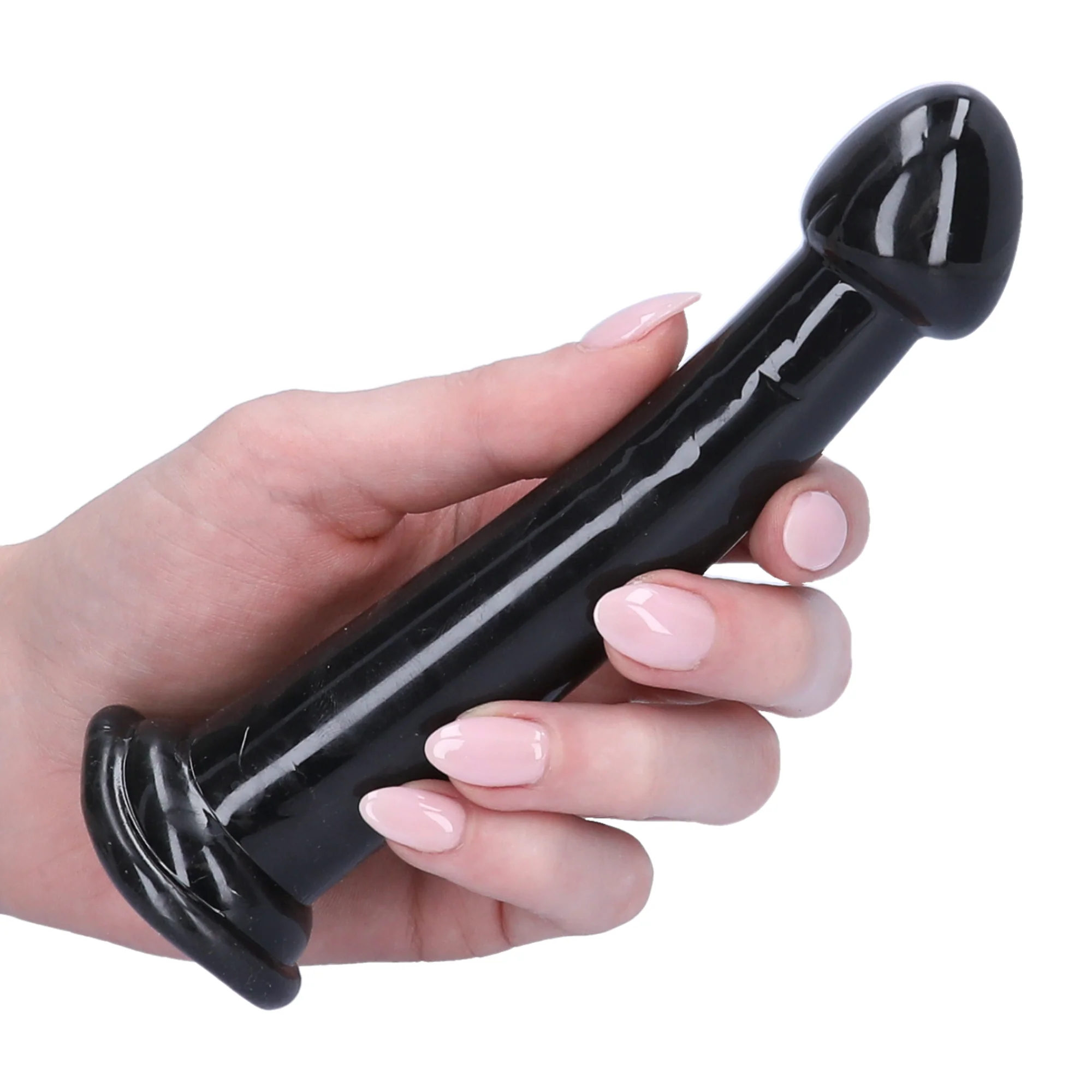 Curved G-Spot / P-Spot Penetration Jelly Dildo - 4 Different Size Options!