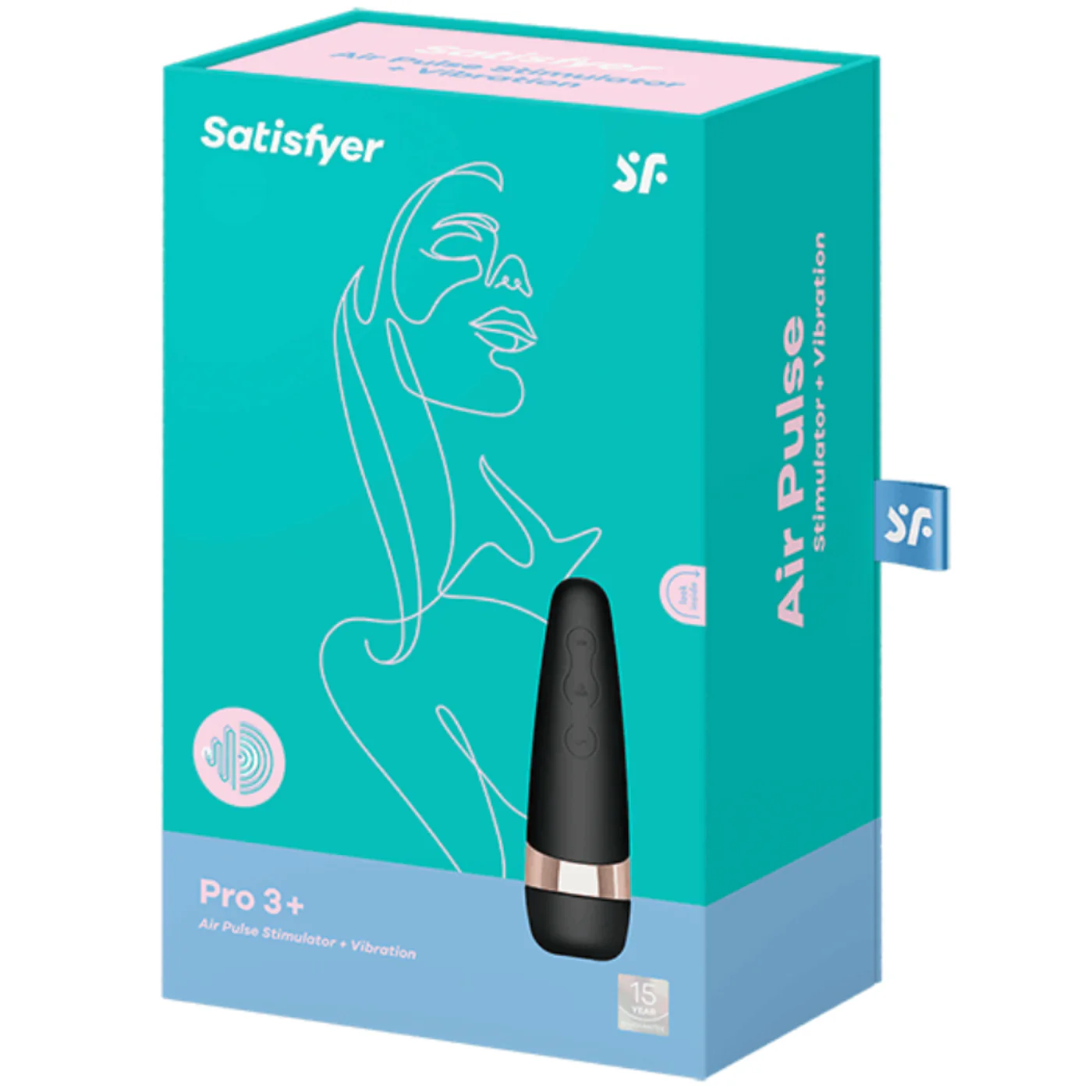 Satisfyer Pro 3+ Clit Sucker and Vibrator