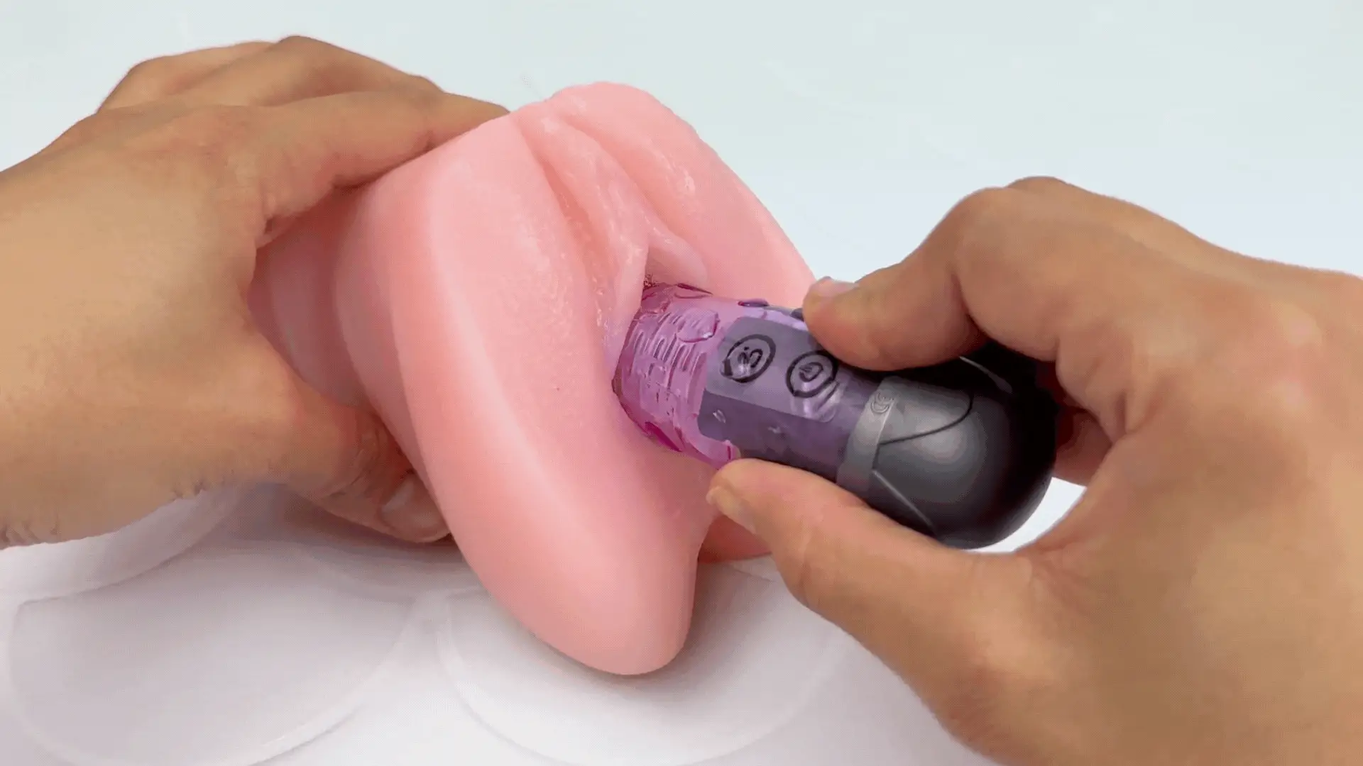 Realistic Ribbed Vibrator