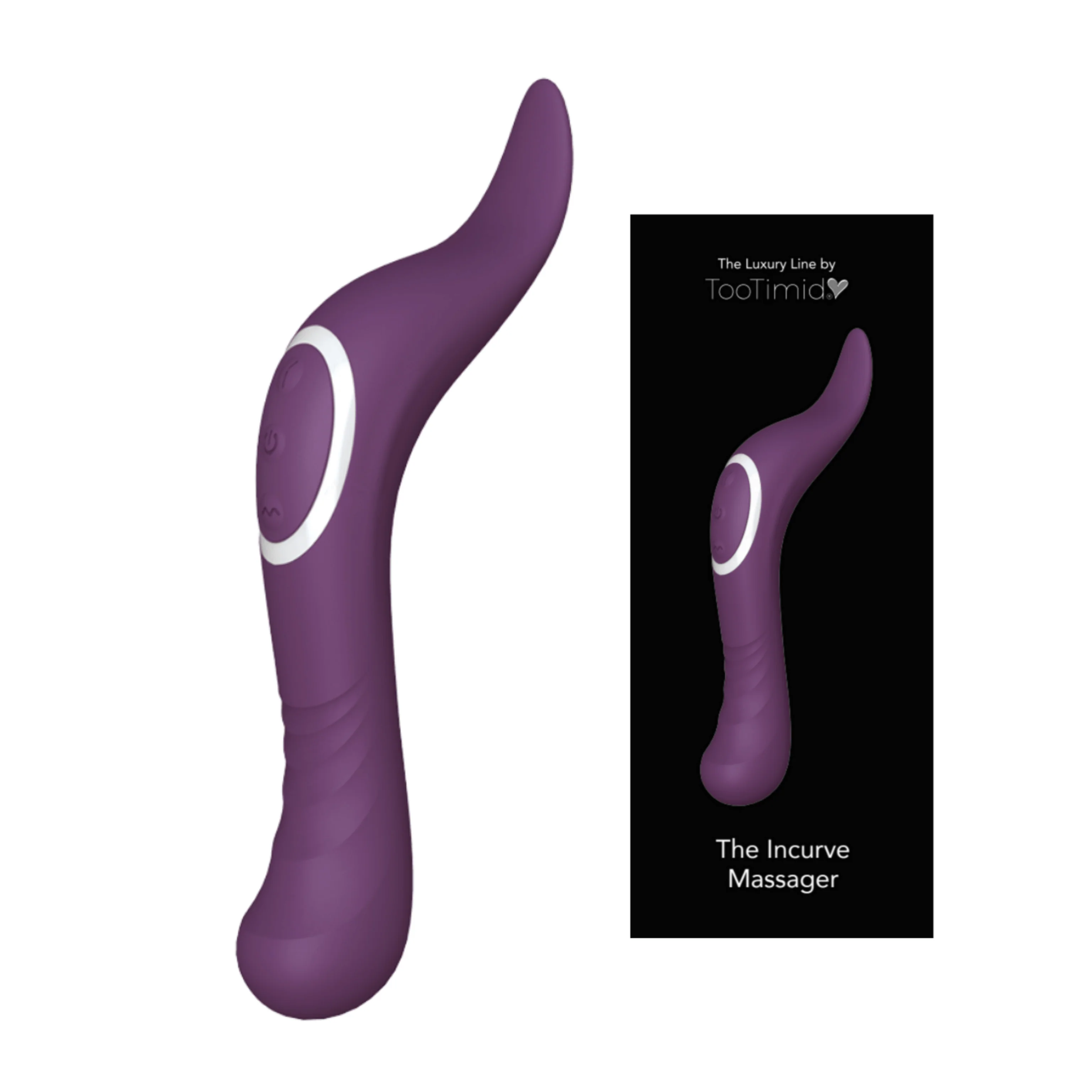 The Incurve Flickering Tongue Rechargeable Dual-Ended Massager