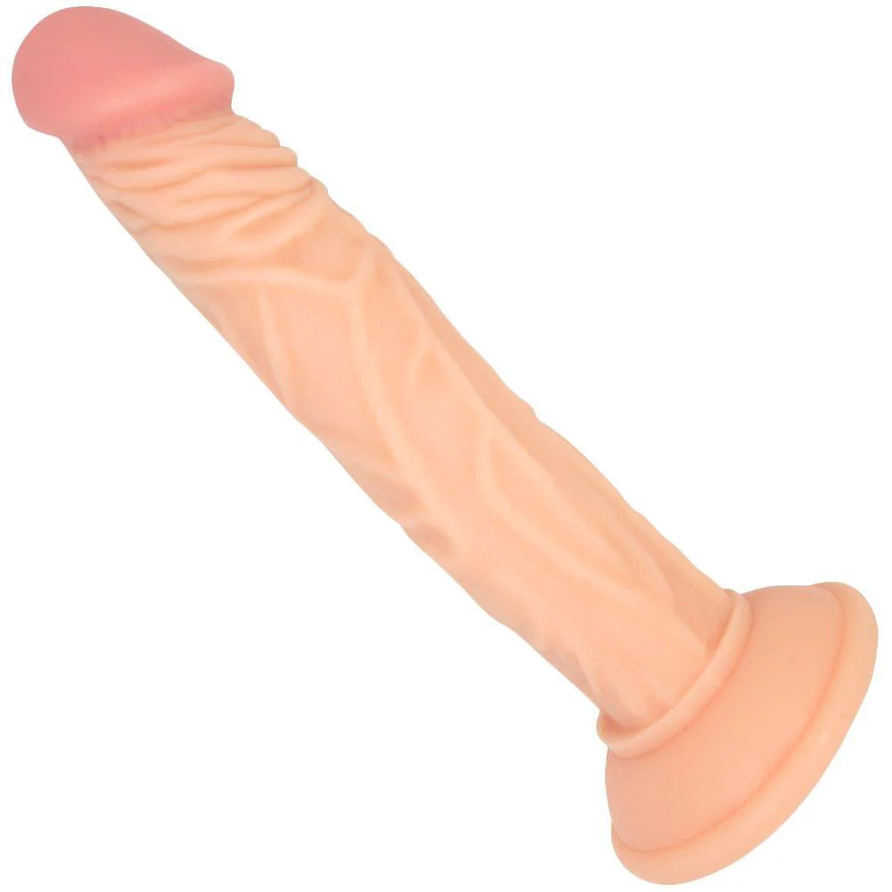 Mr. Real Skin Best-Selling #1 8.5 Inch Vibrating Suction-Cup Dildo